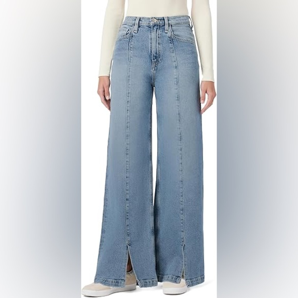 NWT Hudson Size 26 Women's James High Rise Wide Leg Jeans: Caribbean Breeze - Picture 5 of 16